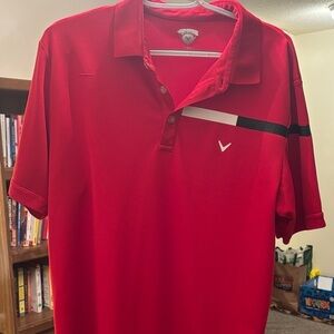 Callaway Men's Bold Red Polo Shirt